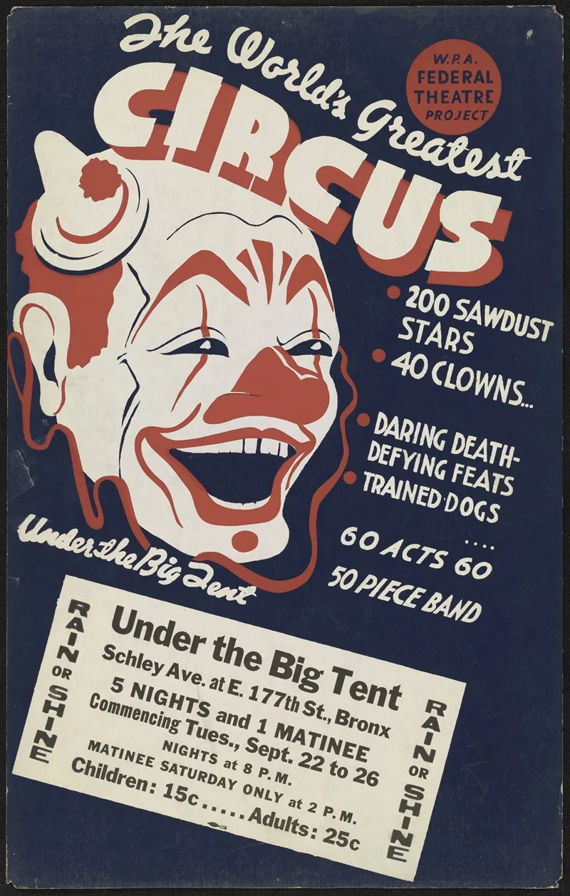 Circus 9 Wall Art by Anonymous - High-Resolution Digital Print