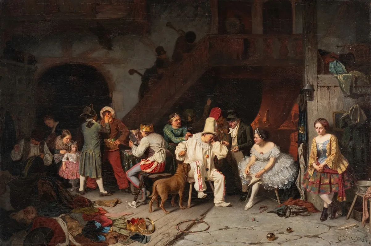 Circus Company Wall Art by Carl d'Unker - High-Resolution Digital Print