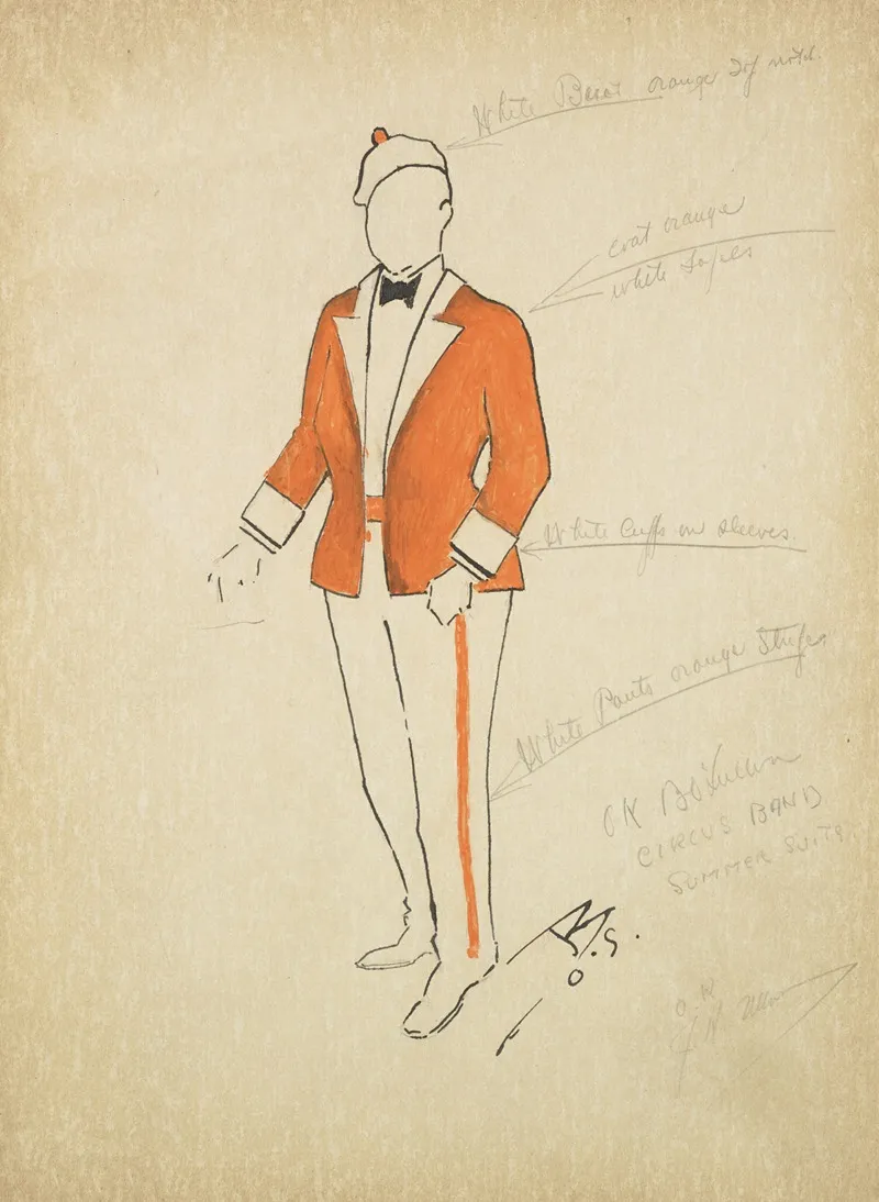 Circus Unidentified Character Wall Art by Robert Byrne - High-Resolution Digital Print