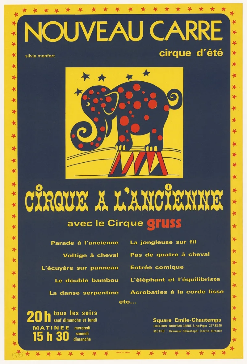 Cirque A Lancienne Avec Le Cirque Gruss