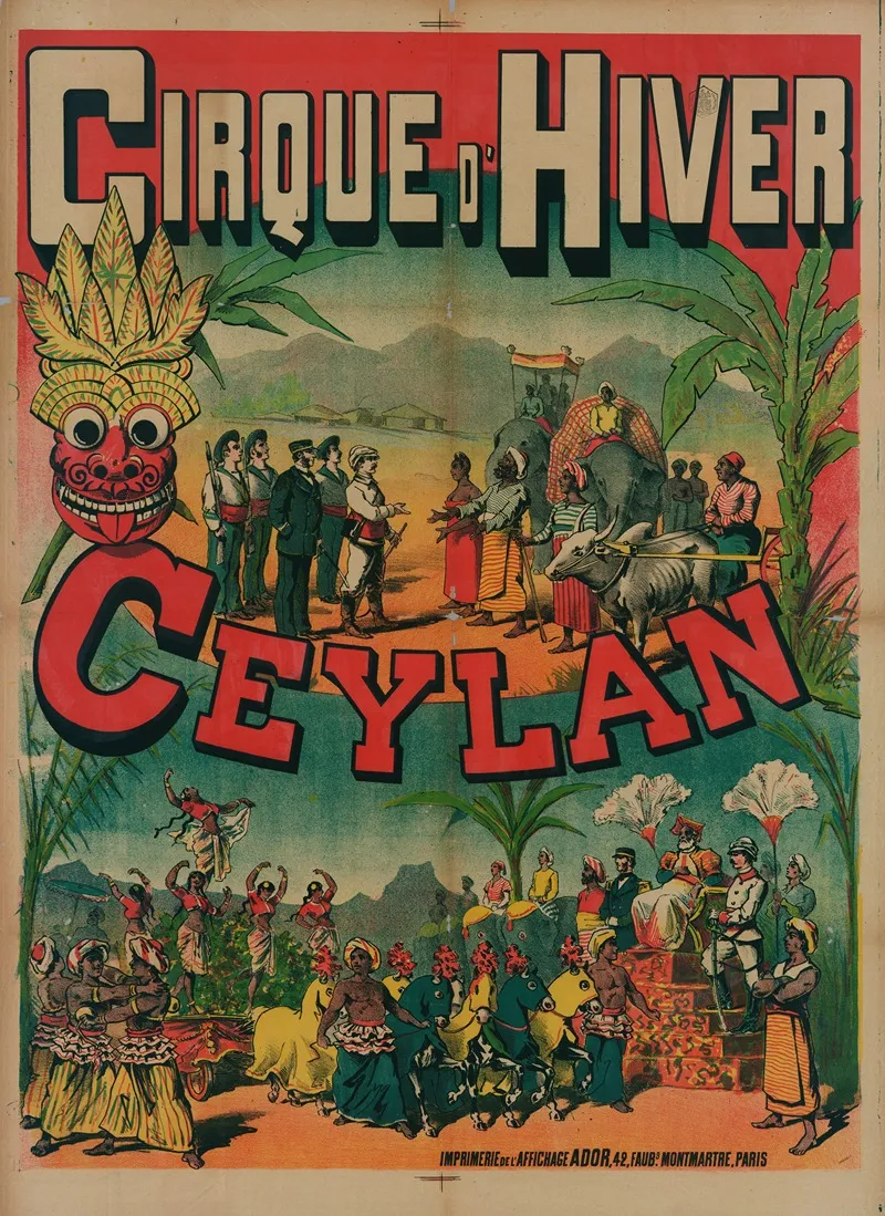 Cirque Dhiver Ceylan Wall Art by Imp. de l'Affichage Ador - High-Resolution Digital Print
