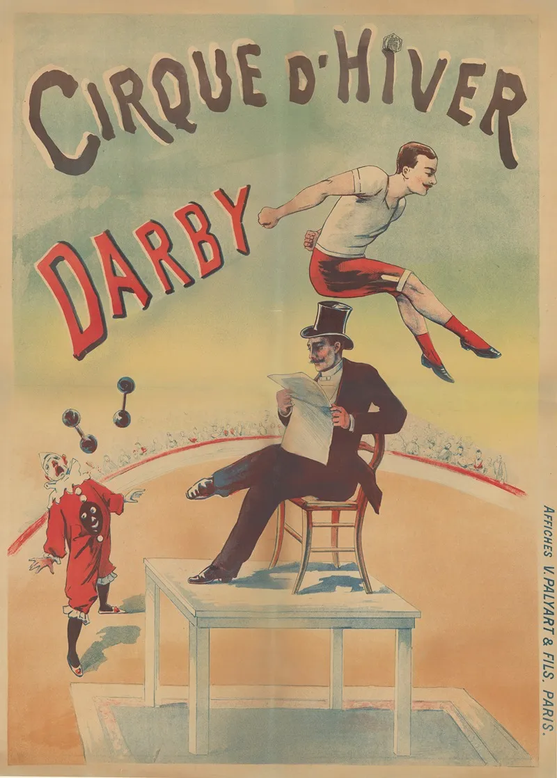 Cirque Dhiver Darby Wall Art by Affiches V. Palyart &amp; Fils - High-Resolution Digital Print