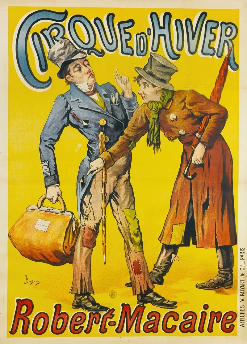 Cirque Dhiver Robert Macaire Wall Art by J. Boichard - High-Resolution Digital Print