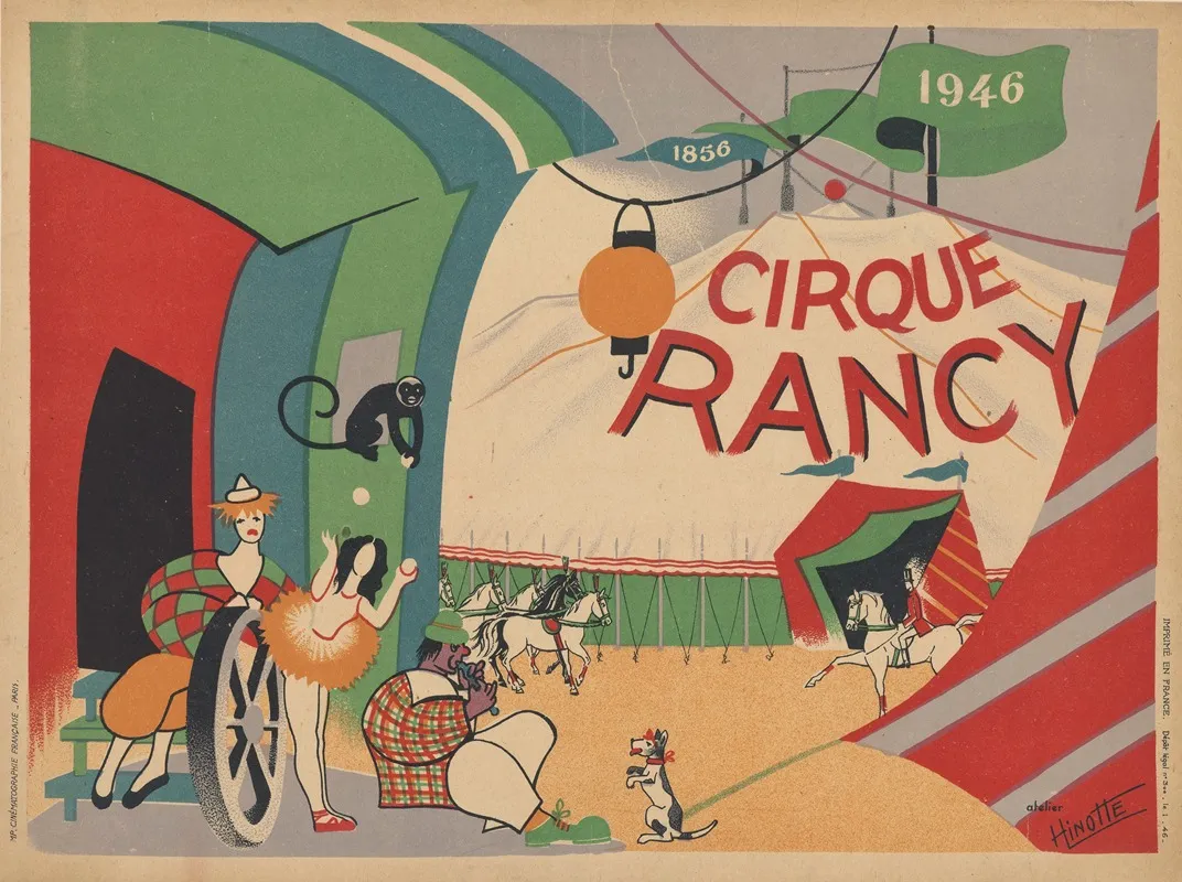Cirque Rancy 1856 1946 Wall Art by Atelier Hinotte - High-Resolution Digital Print