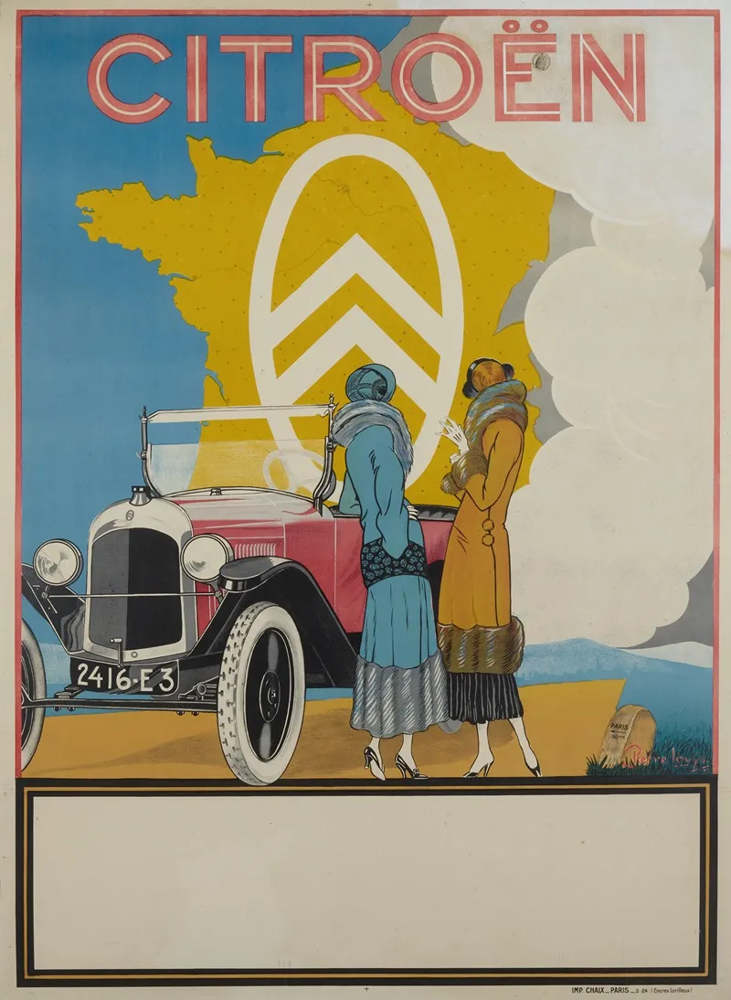 Citroen Wall Art by Pierre Louÿs - High-Resolution Digital Print