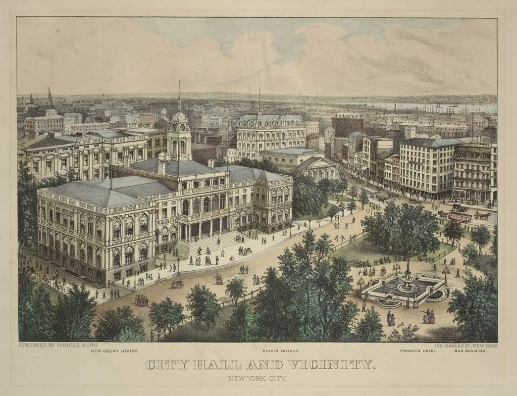 City Hall And Vicinity New York City
