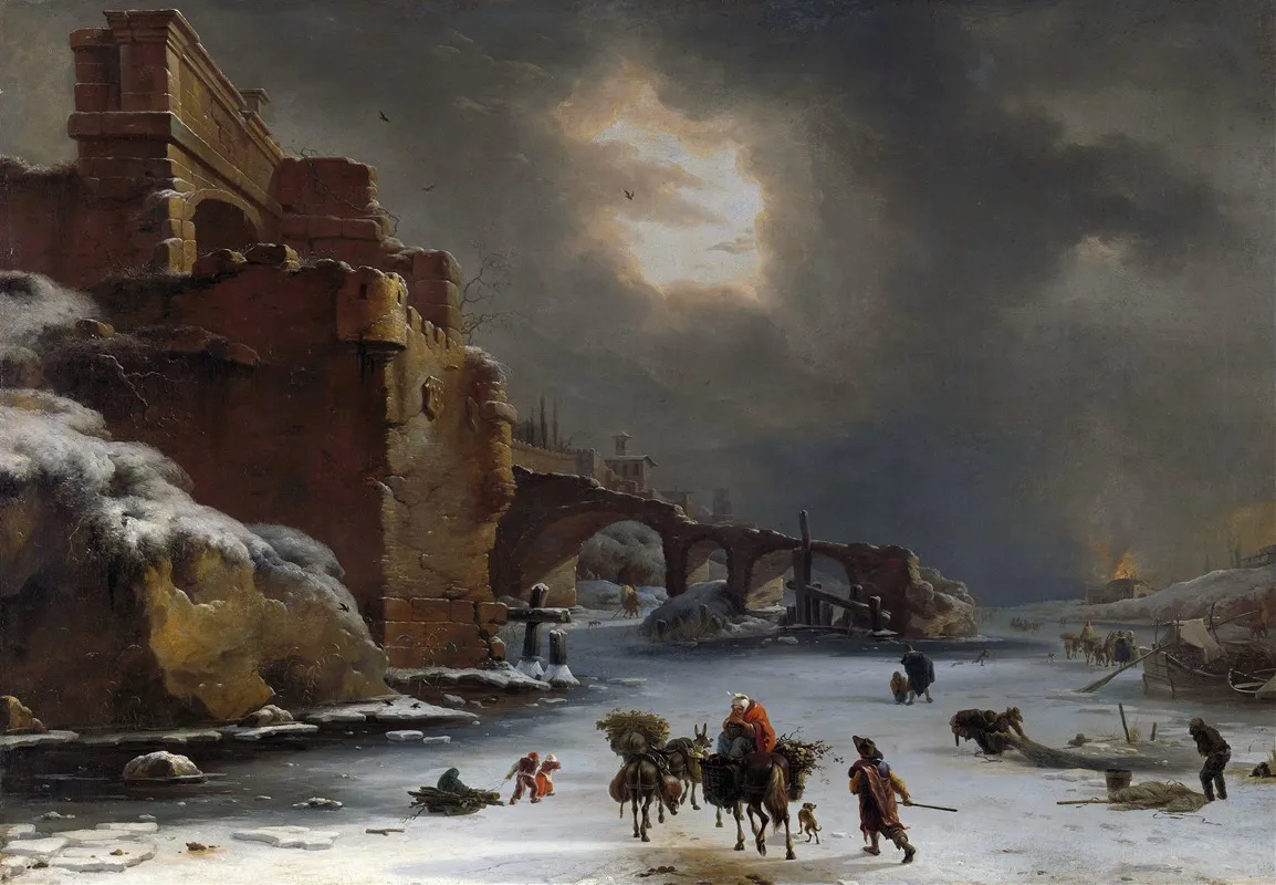City Walls In Winter