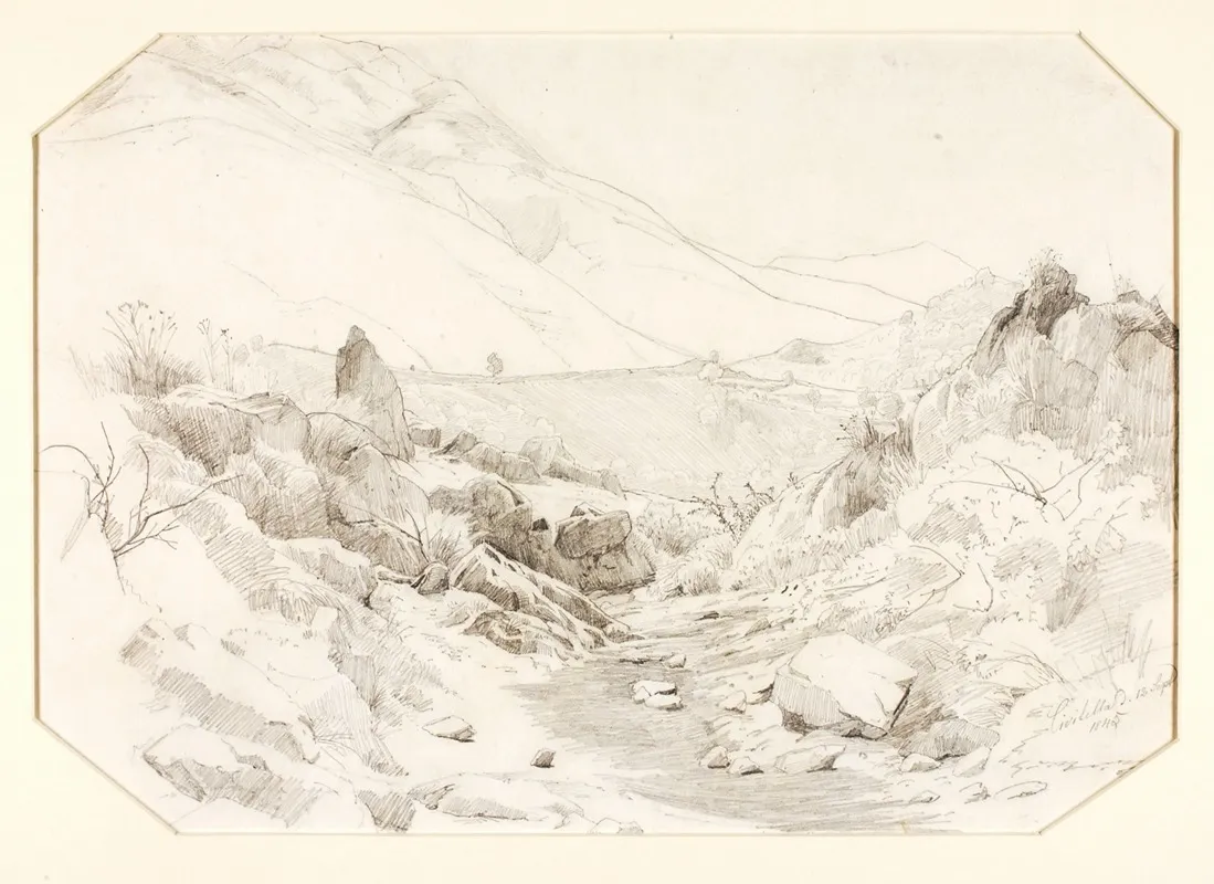 Civitella Italy Wall Art by Johann Hermann Carmiencke - High-Resolution Digital Print