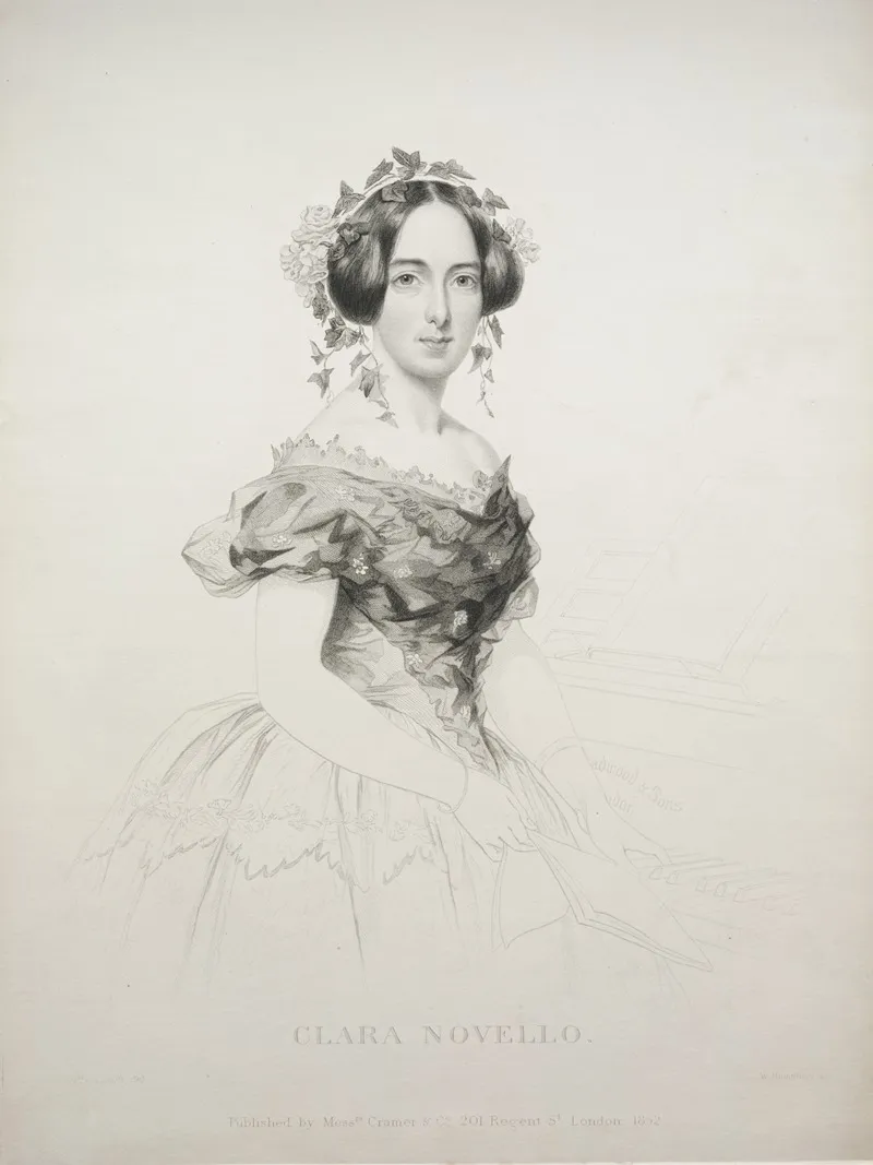Clara Novello Wall Art by William Humphreys - High-Resolution Digital Print