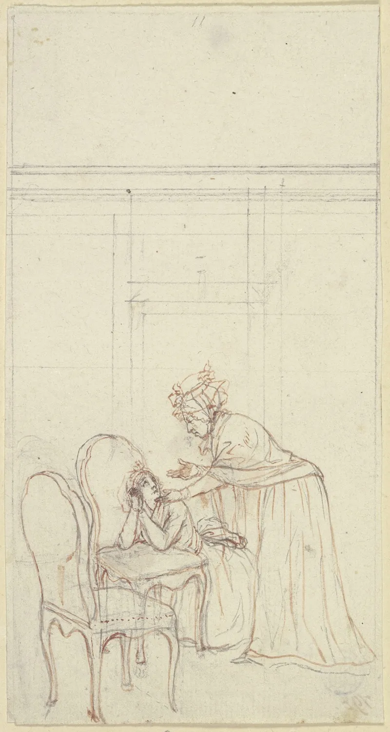Clarissa Kniet Mit Gefalteten Handen