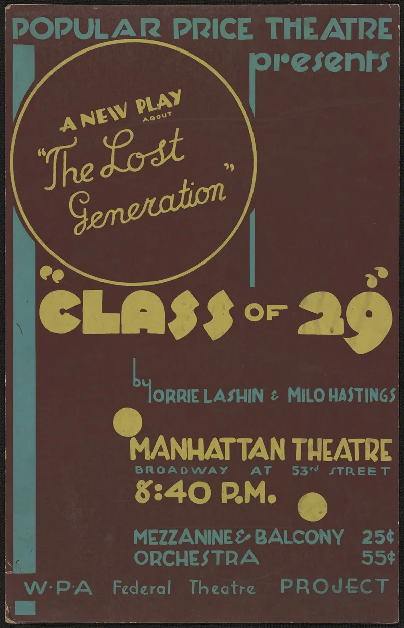Class Of 29 2 Wall Art by Anonymous - High-Resolution Digital Print