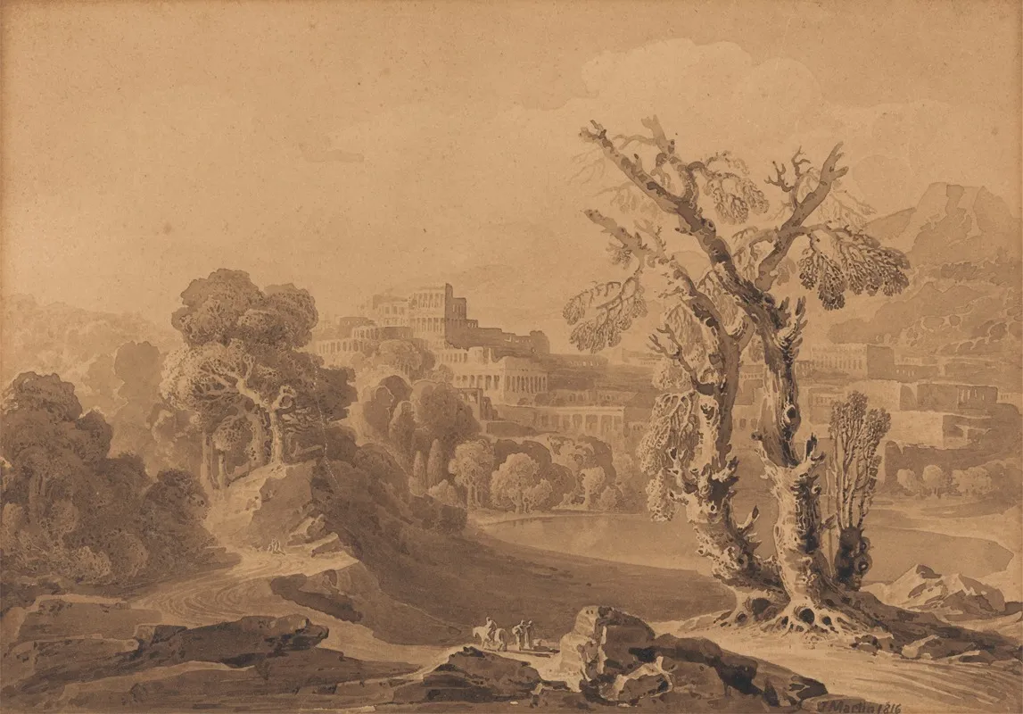 Classical City In Landscape