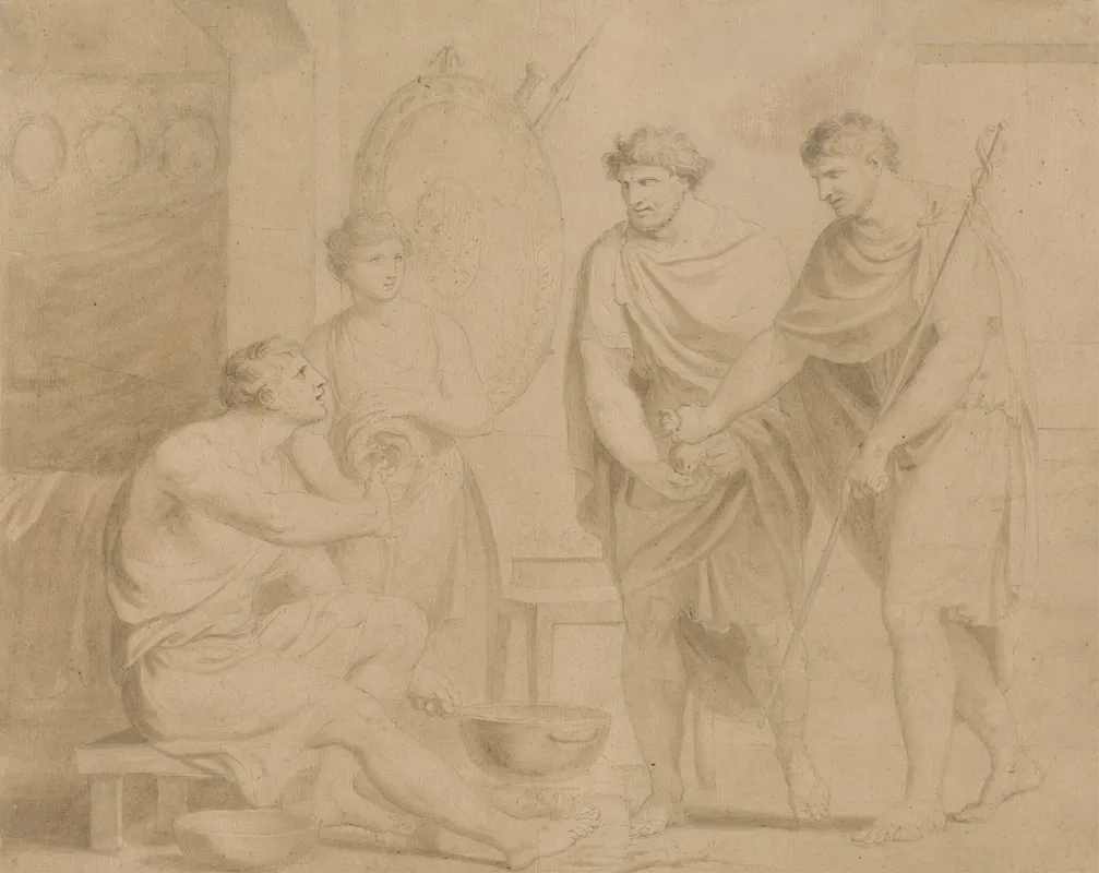 Classical Composition 2 Wall Art by Gavin Hamilton - High-Resolution Digital Print