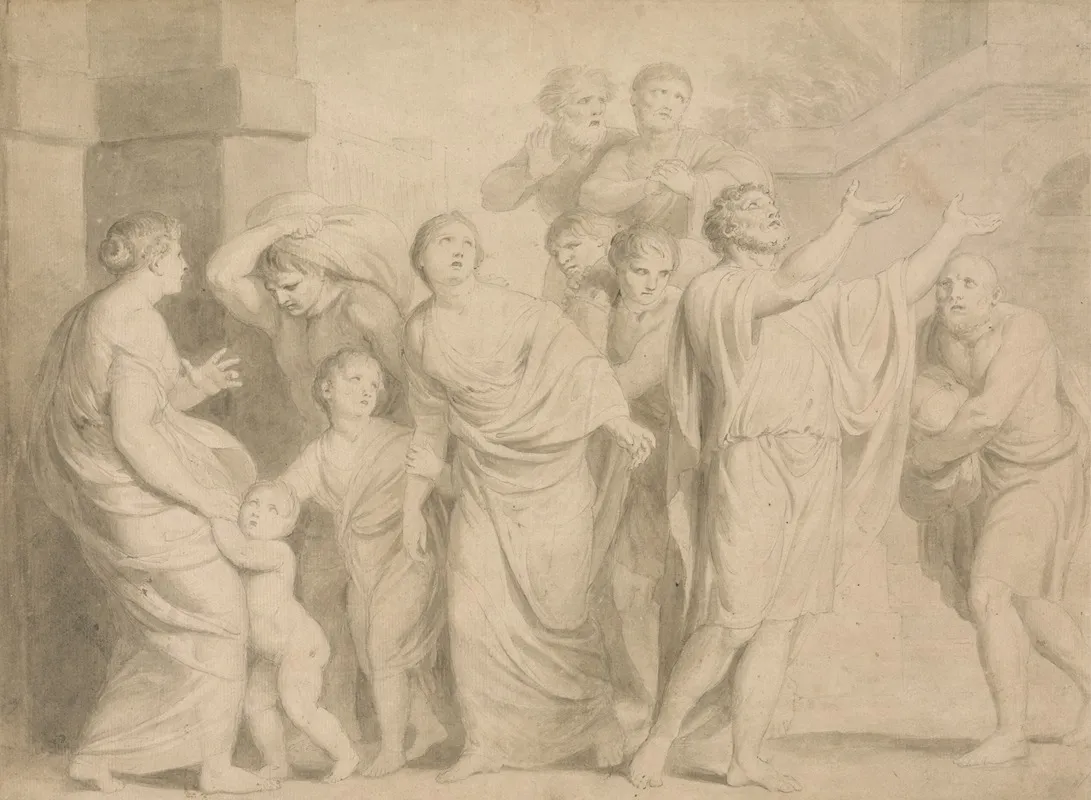 Classical Composition Wall Art by Gavin Hamilton - High-Resolution Digital Print