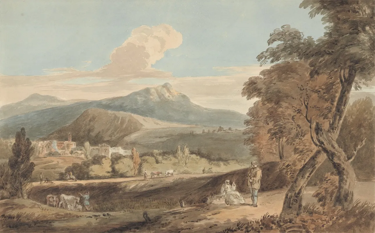Classical Landscape 16 Wall Art by Alexander Monro - High-Resolution Digital Print