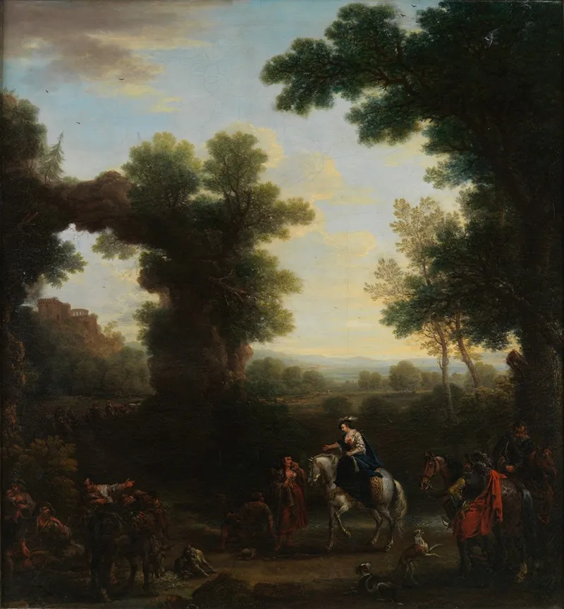 Classical Landscape With Gypsies