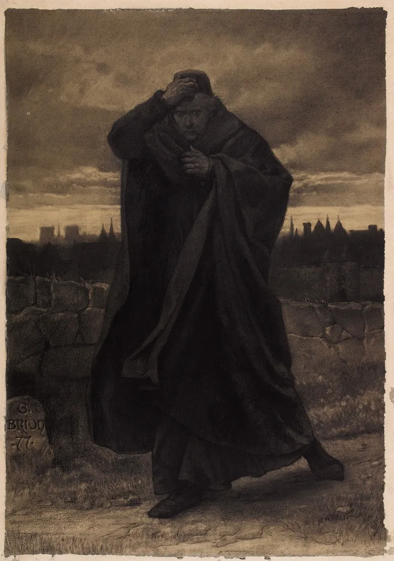 Claude Frollo 2 Wall Art by Gustave Brion - High-Resolution Digital Print