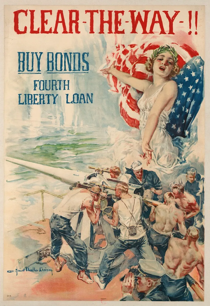 Clear The Way Buy Bonds Fourth Liberty Loan