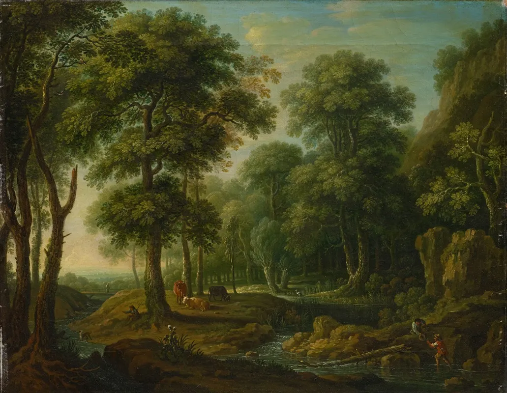 Clearance At The Skirts Of A Forest Wall Art by Philipp Hieronymus Brinckmann - High-Resolution Digital Print