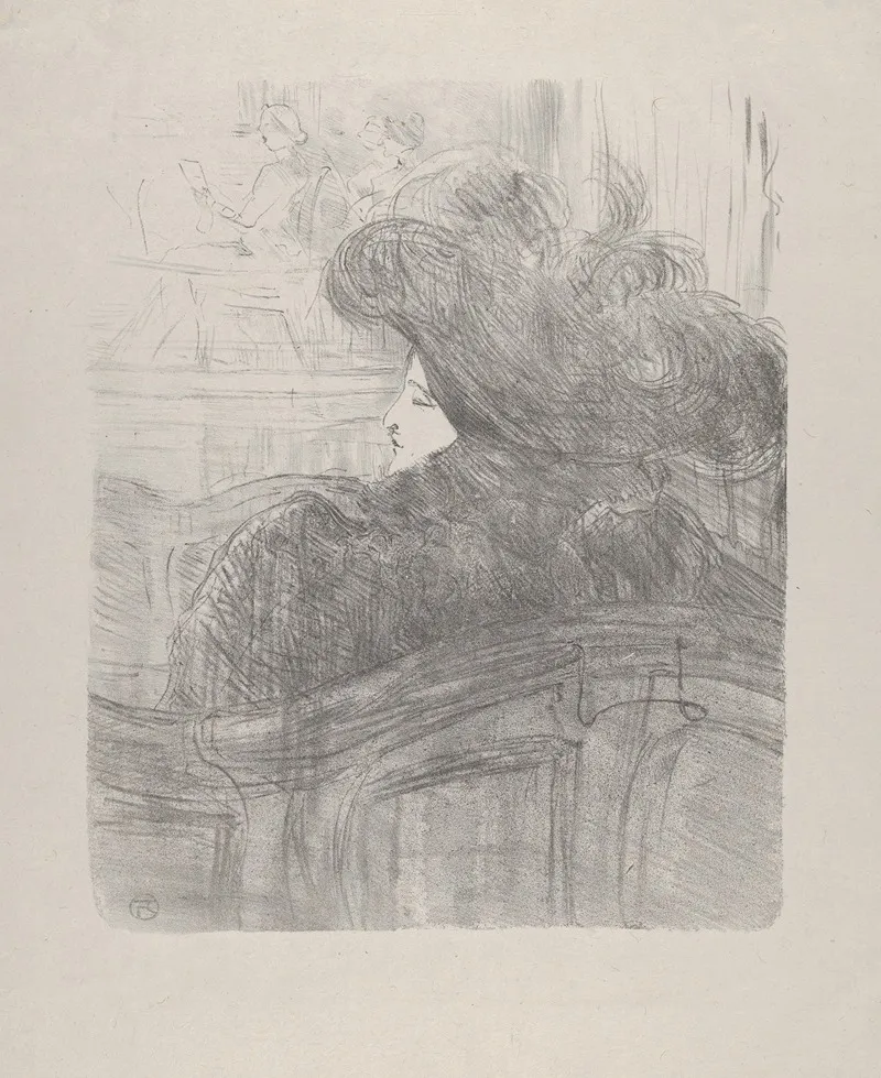 Cleo De Merode 2 Wall Art by Henri de Toulouse-Lautrec - High-Resolution Digital Print