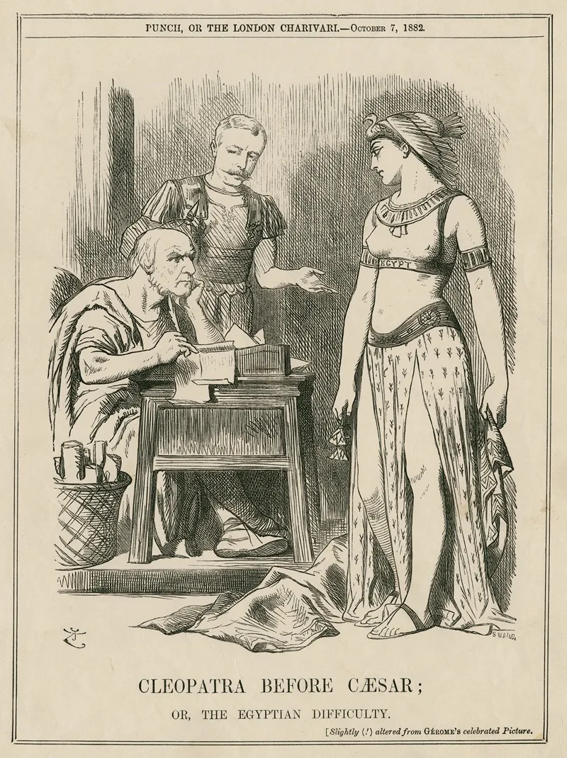 Cleopatra Before Caesar Or The Egyptian Difficulty Wall Art by Joseph Swain - High-Resolution Digital Print
