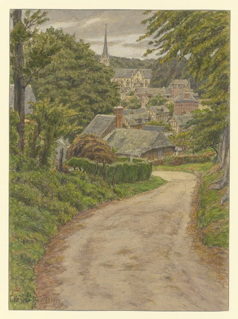 Cleres Wall Art by Henri Rivière - High-Resolution Digital Print