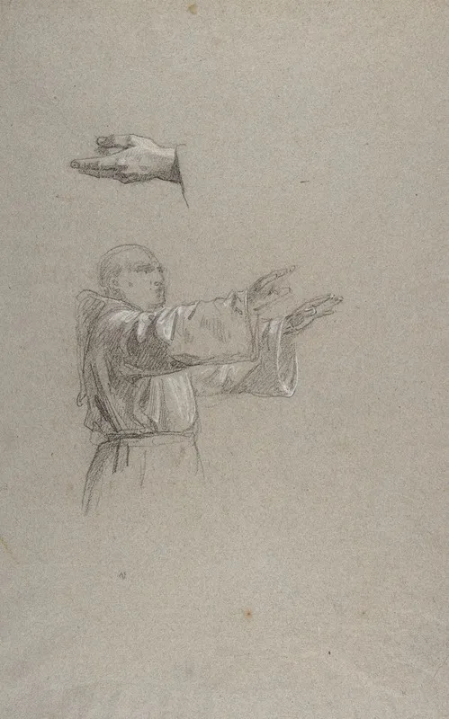 Cleric With Raised Arms 2