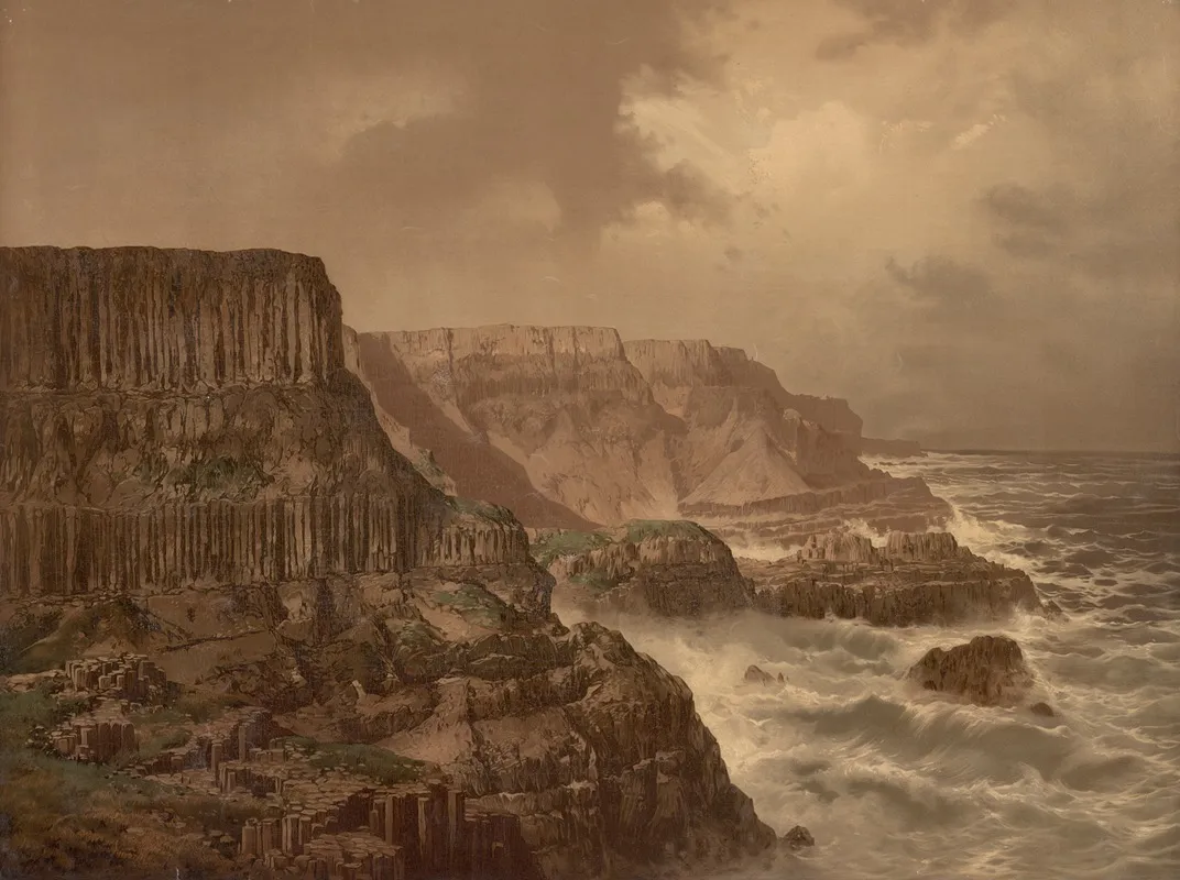 Cliffs In Ireland Pleaskin Head Giants Causeway