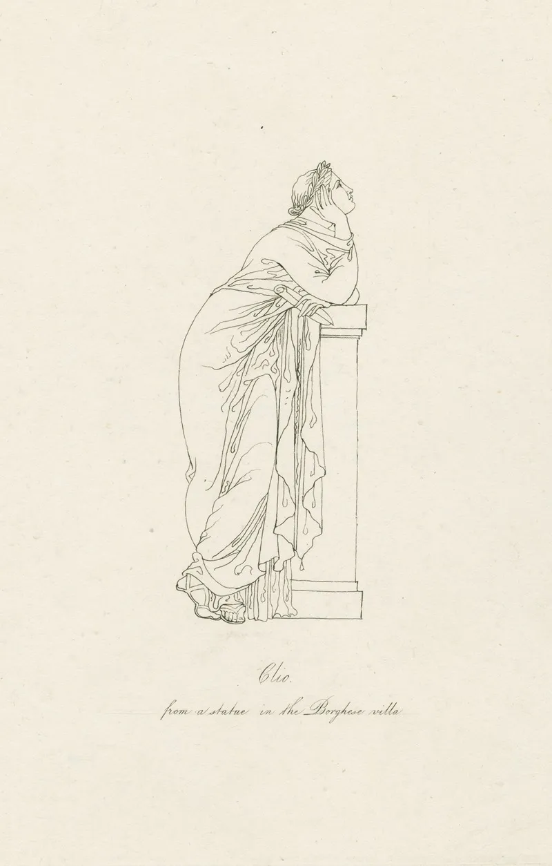 Clio From A Statue In The Borghese Villa