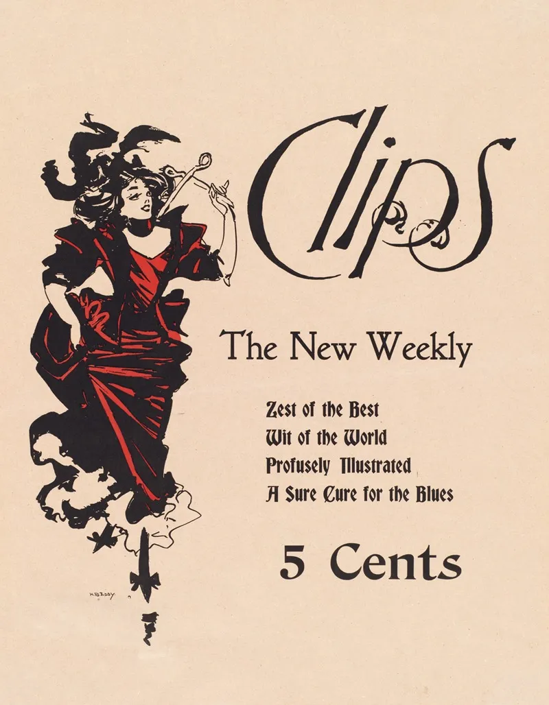 Clips The New Weekly Wall Art by Henry Brevoort Eddy - High-Resolution Digital Print