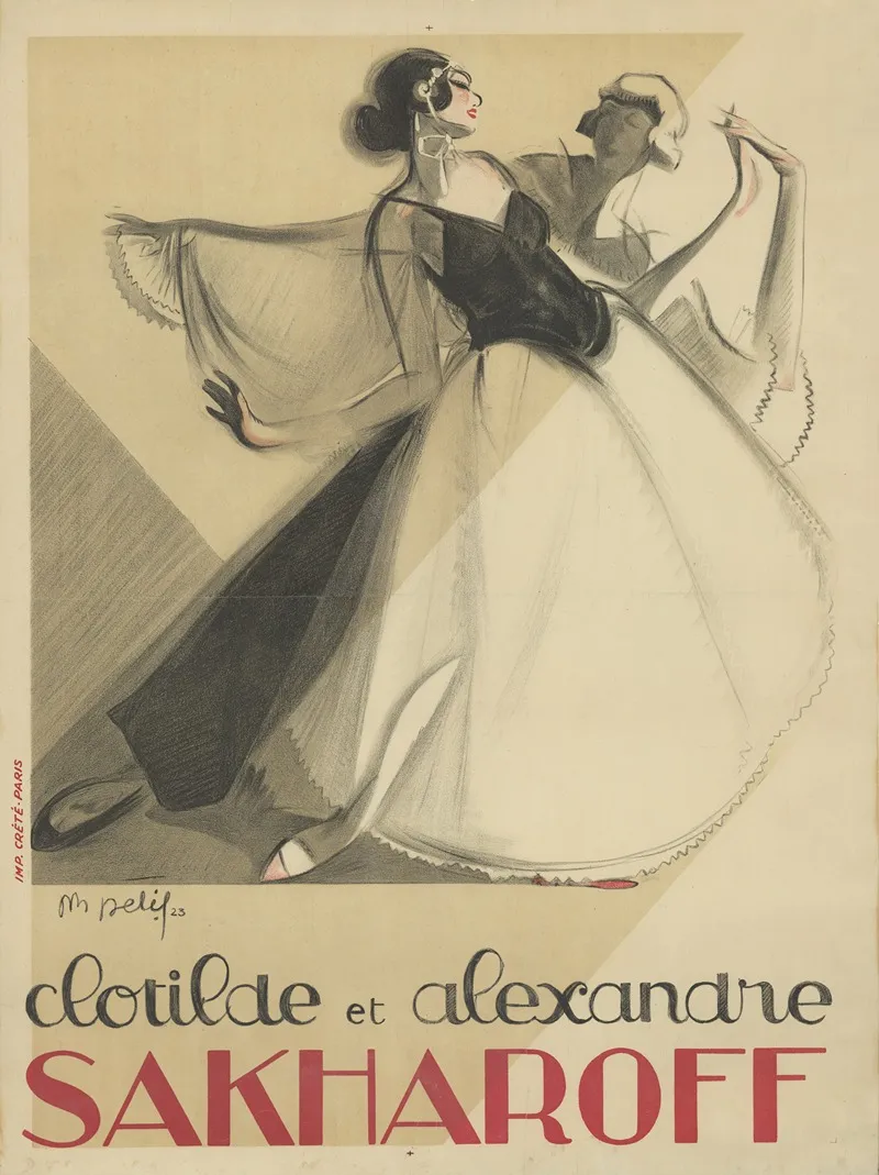 Clothilde Et Alexandre Sakharoff 2 Wall Art by Philippe Petit - High-Resolution Digital Print