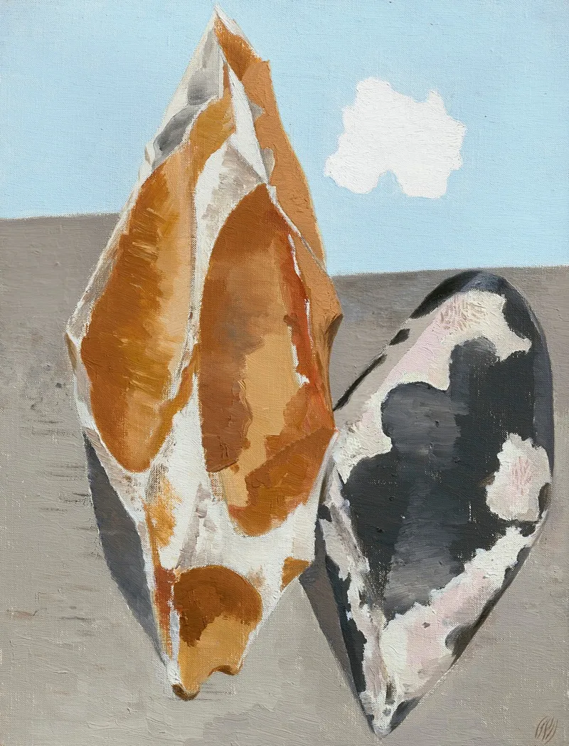 Cloud And Two Stones Wall Art by Paul Nash - High-Resolution Digital Print