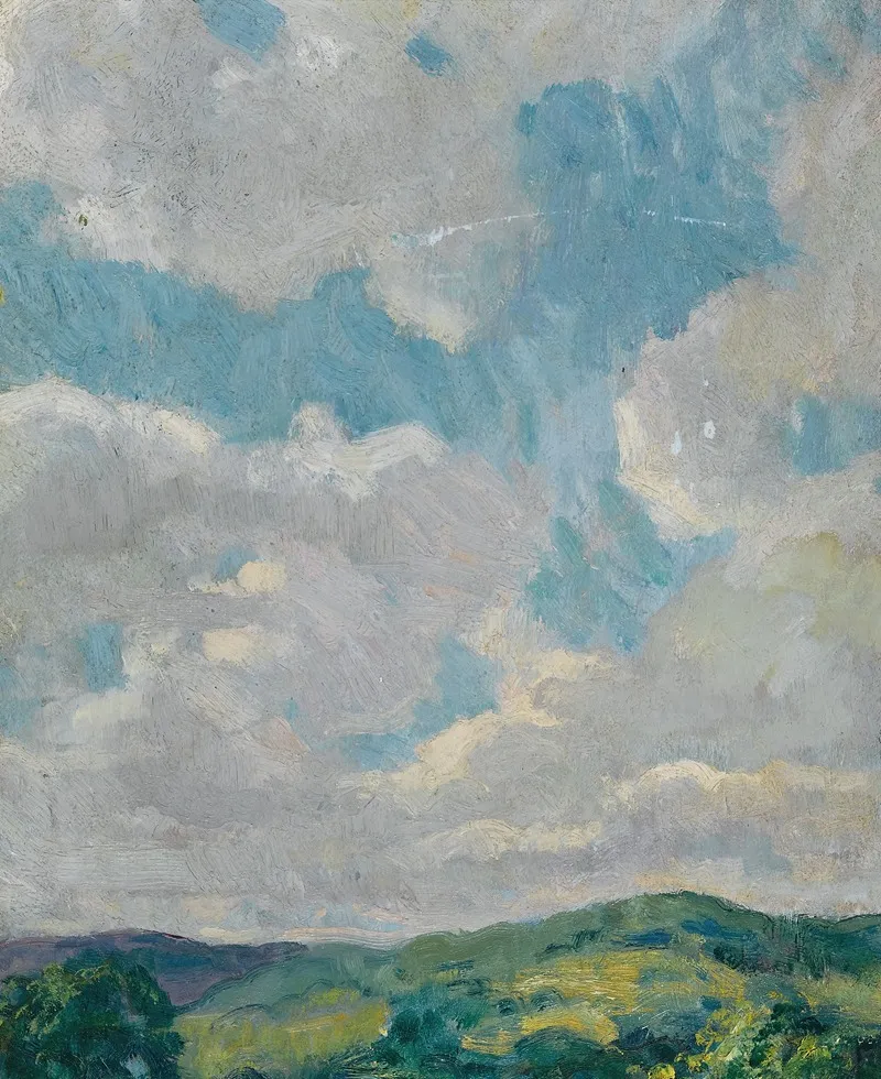 Cloud Study From The Connecticut Litchfield Hills