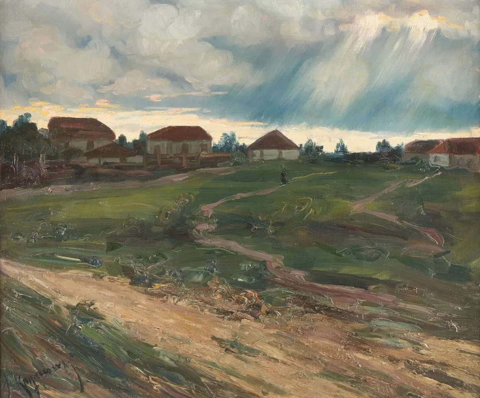 Cloudburst Over The Village