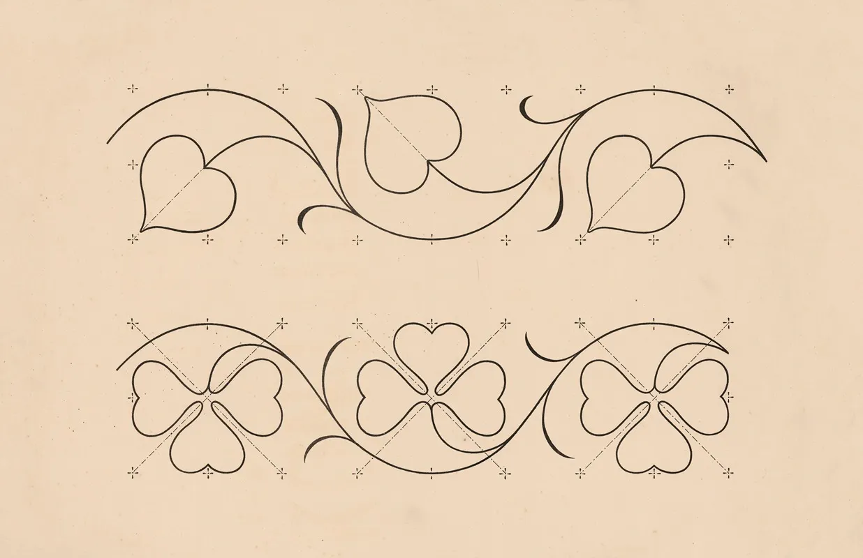 Clubs And Hearts Wall Art by Søren Jacob Grønvald - High-Resolution Digital Print