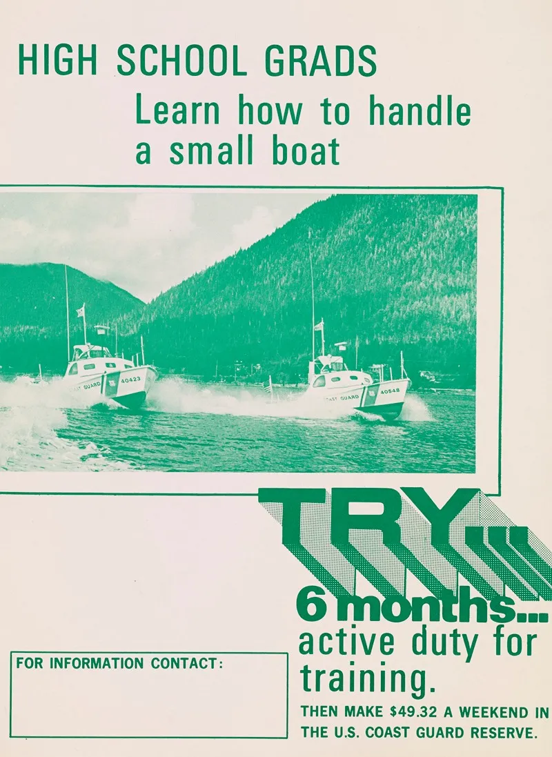 Coast Guard Recruiting Poster by Anonymous - High-Resolution Digital Print