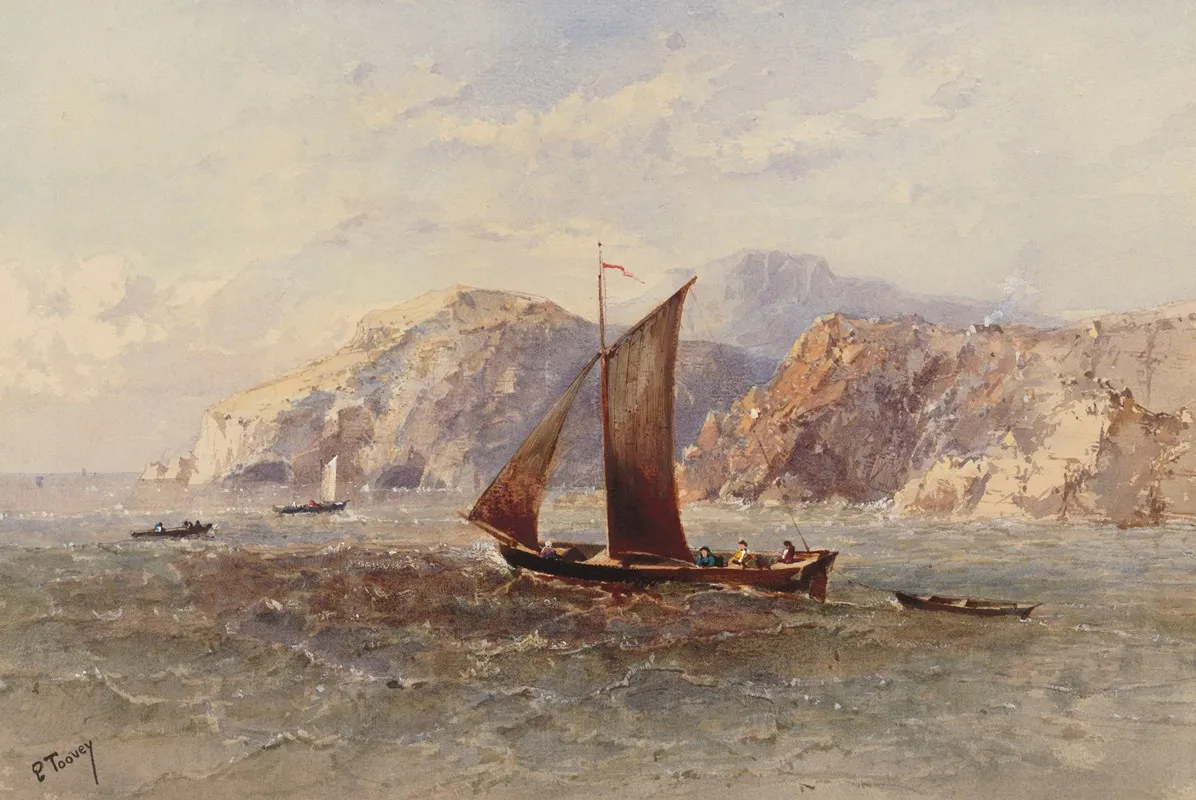 Coast Of Wales Wall Art by Edwin Toovey - High-Resolution Digital Print