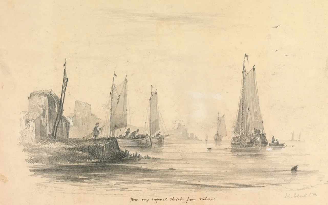Coast Scene 10 Wall Art by John Wilson Ewbank - High-Resolution Digital Print