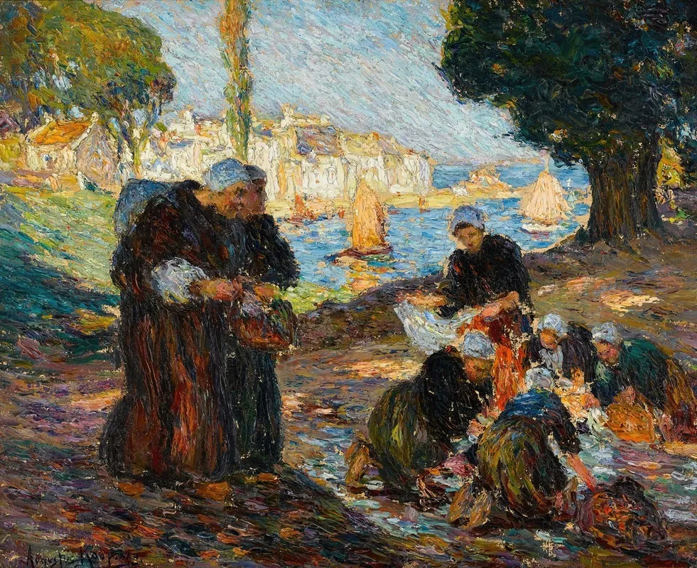 Coastal Scene 2 Wall Art by Augustus Koopman - High-Resolution Digital Print