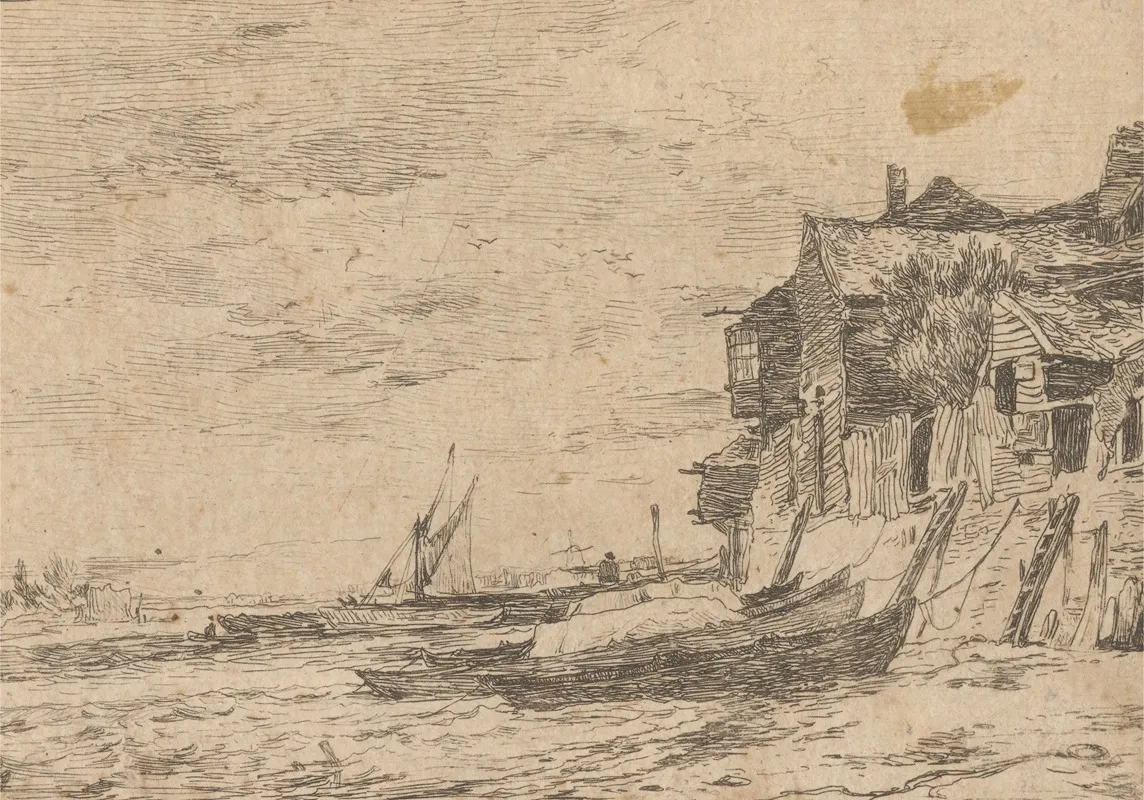 Coastal Scene 8 Wall Art by Charles Golding Constable - High-Resolution Digital Print