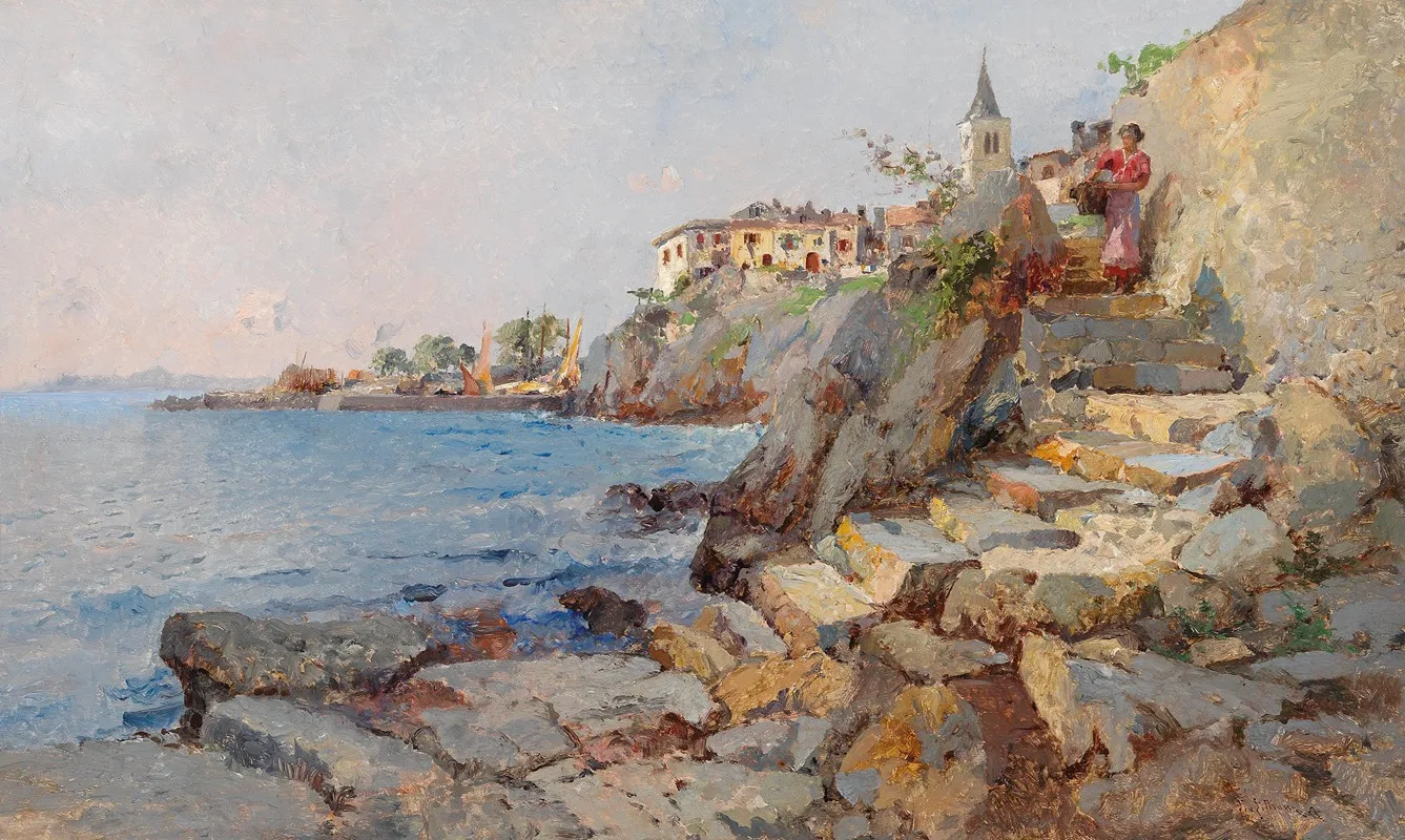 Coastal Scene At Lovrana
