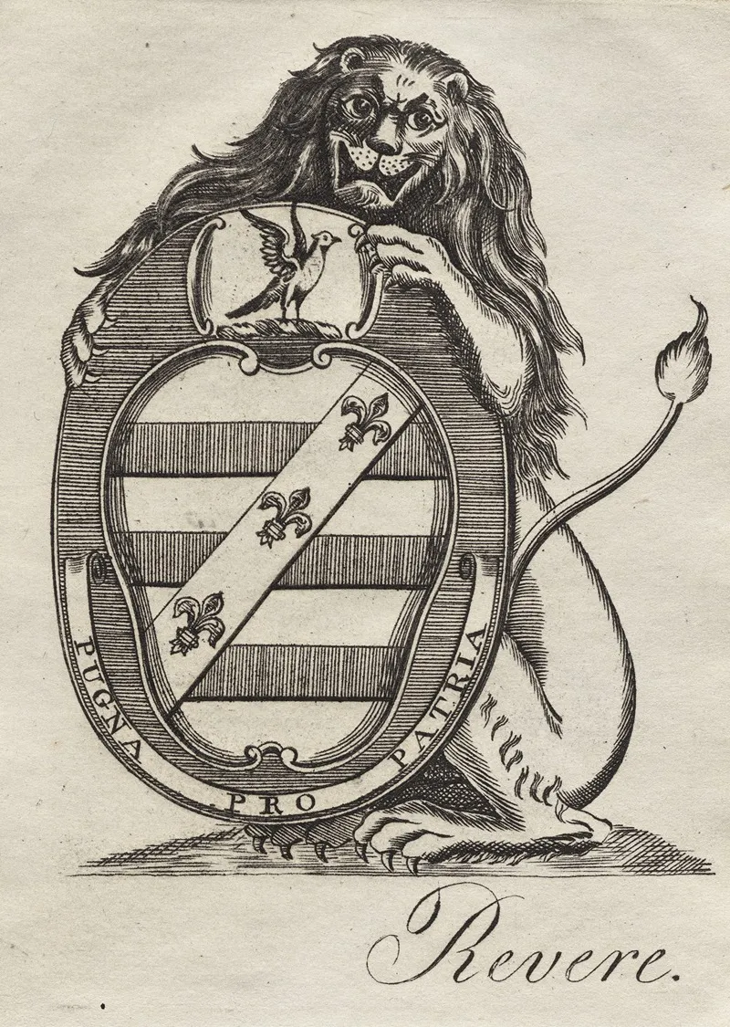 Coat Of Arms 2 Wall Art by Paul Revere II - High-Resolution Digital Print