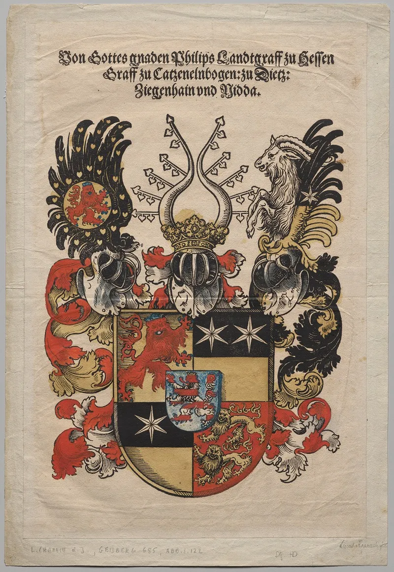 Coat Of Arms Of Philip Landgrave Of Hesse