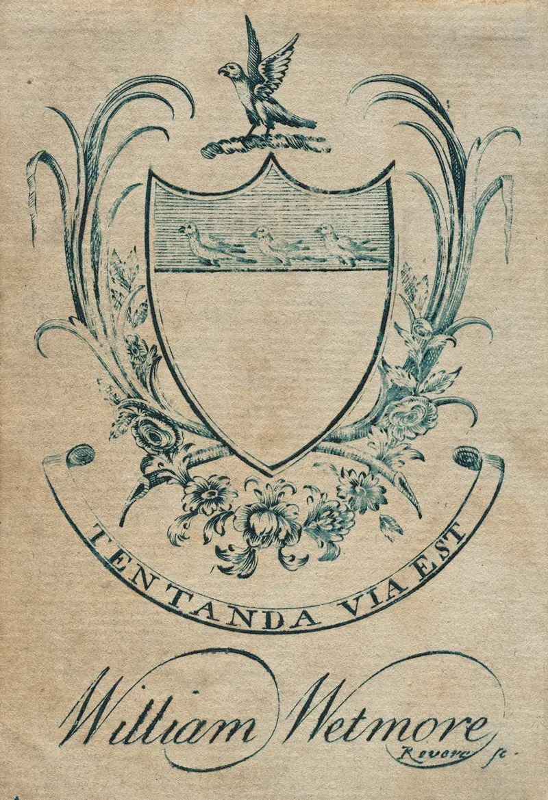 Coat Of Arms With William Wetmore Inscribed Below Wall Art by Paul Revere II - High-Resolution Digital Print