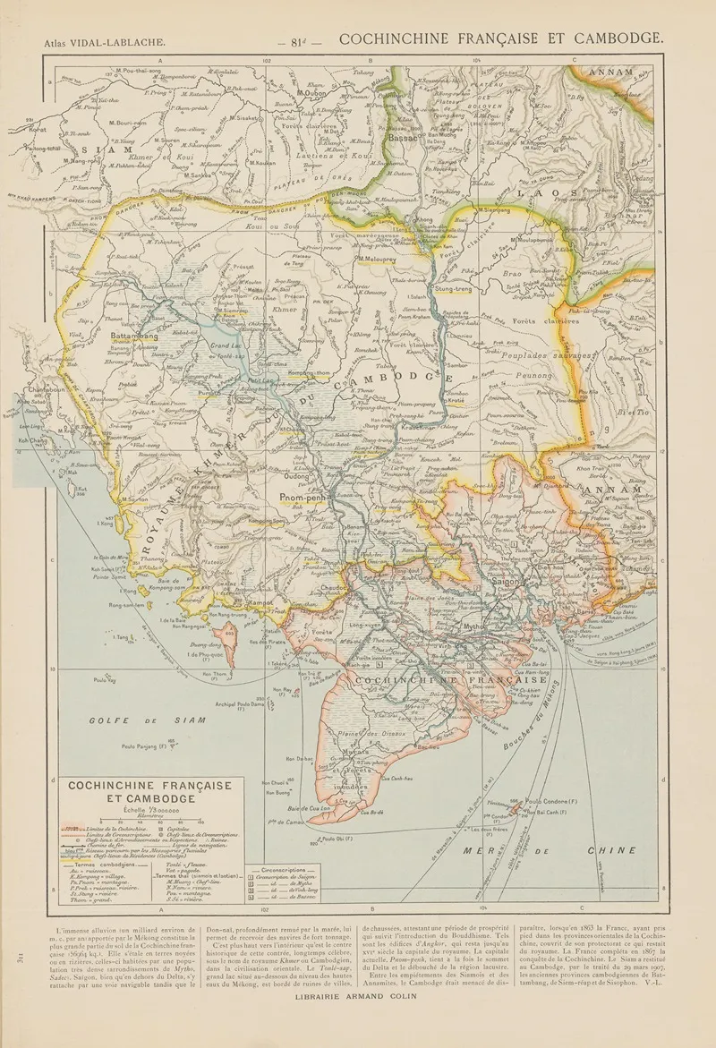 Cochinchine Francaise Et Cambodge