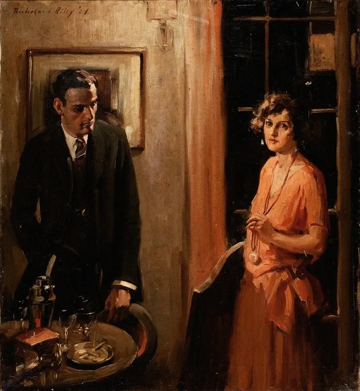 Cocktail Hour Wall Art by Nicholas F. Riley - High-Resolution Digital Print