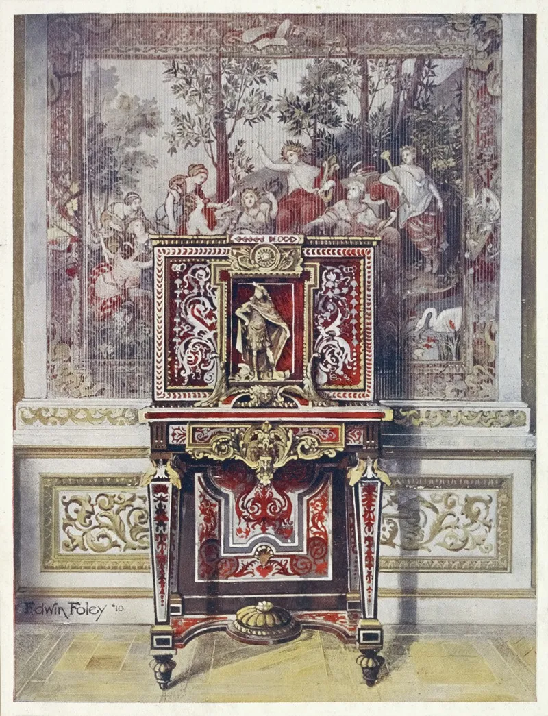 Coffret De Mariage Boulle Musee Du Louvre Paris Wall Art by Edwin Foley - High-Resolution Digital Print