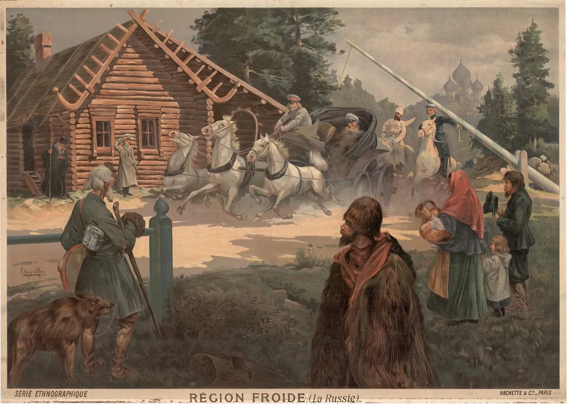 Cold Region Russia Wall Art by Frederic Hugo d’Alési - High-Resolution Digital Print