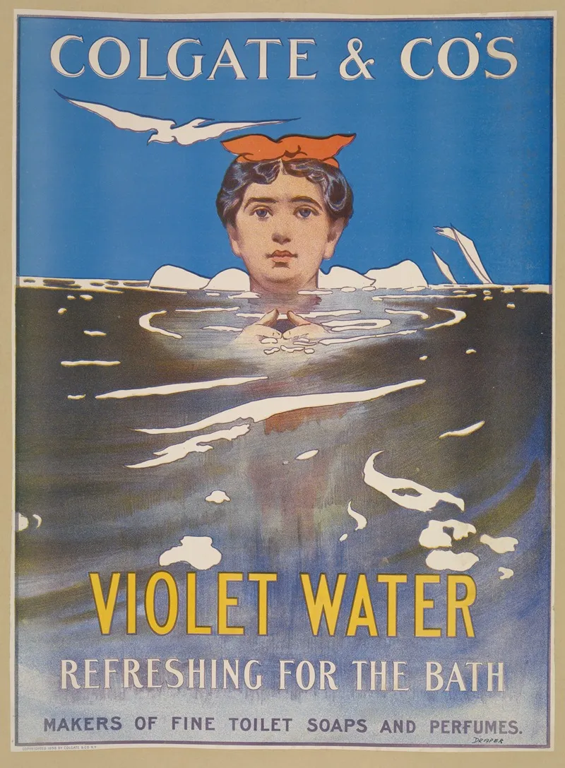 Colgate Cos Violet Water Wall Art by Anonymous - High-Resolution Digital Print