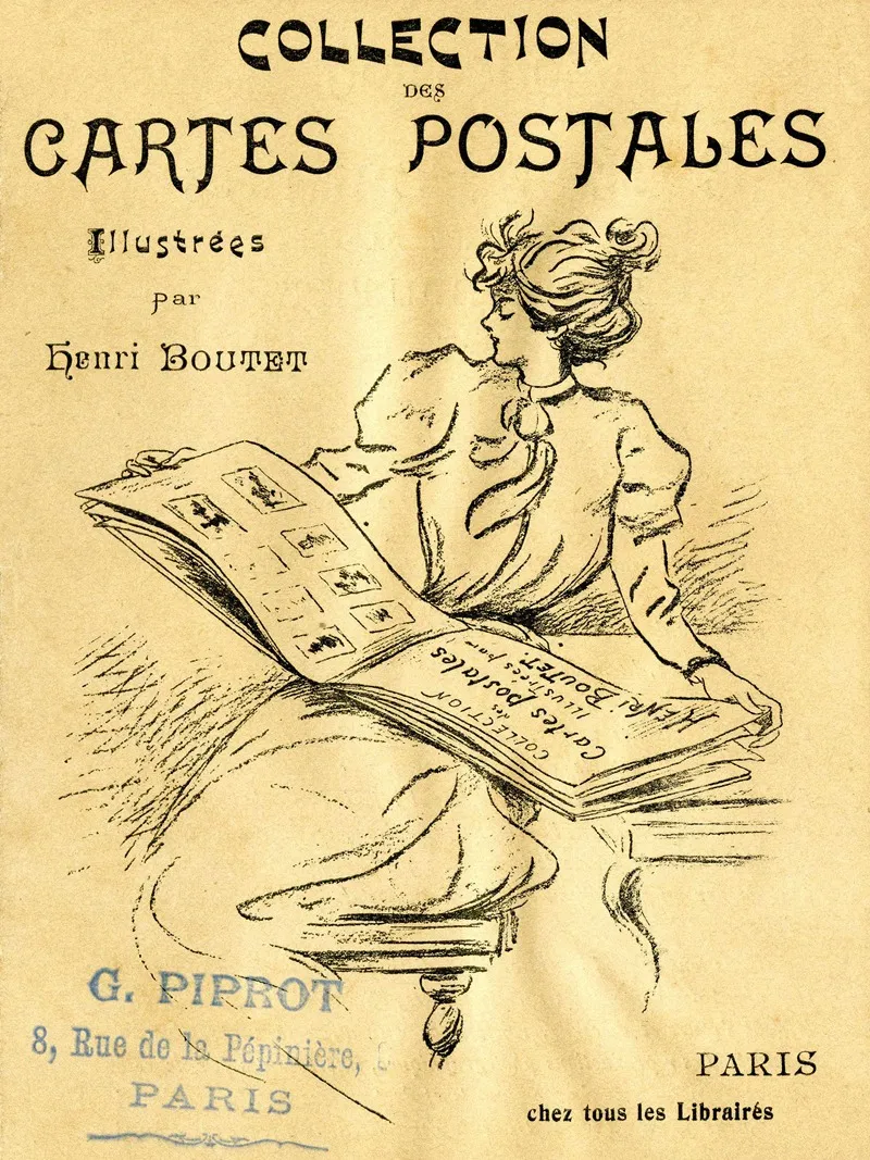 Collection Des Cartes Postales Wall Art by Henri Boutet - High-Resolution Digital Print